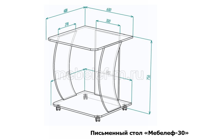 Письменный стол Мебелеф 30 размеры Письменный стол Мебелеф 30 размеры